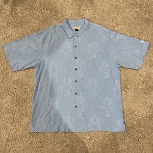 Rare Douglas Lyon UNC Tar Heels Embossed Button Down Shirt